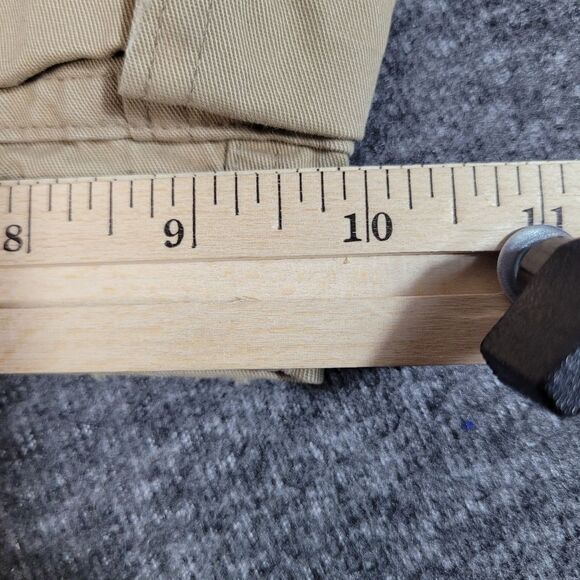 Abercrombie & Fitch Men's 28 Cargo Khaki Distressed Grunge Paratrooper New - Picture 11 of 12